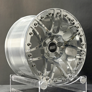 5x114.3 5x127 5x150 6x139.7 Deep Lip 16-24 Inci Velg Beadlock Off-Road Aluminium Alloy Forged untuk Pickup SUV - Product Image 2