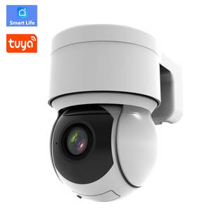 Système de caméra de sécurité extérieure Gensys Wifi Smart à double objectif Tuya App sans fil avec détection de mouvement Suivi de mouvement - Product Image 1