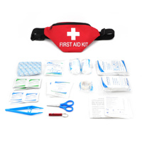 Sac de ceinture de premiers soins à bandoulière personnalisé pour petits pompiers, sac banane médical