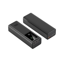 Notebook-Ladegerät 100W Hochleistungs-Schnellladung Digitale Anzeige 20000mA Kunststoff-Mobilstromversorgung