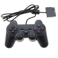 Für PS2 Wired Game Controller Gamepad Single Vibration Clear Controller Gamepad Joypad für Sony Playstation PS2 Controller