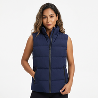 Gilets de travail personnalisés avec logo pour l'hiver, nouveau design, uniforme d'entreprise, veste sans manches épaisse et chaude pour homme, veste matelassée pour l'extérieur