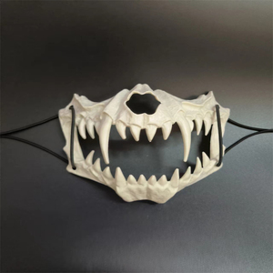 Halloween Japanese Artist Kurato Mito Anime Cosplay <strong>Mask</strong> Dragon God <strong>Tiger</strong> Yaksa Tengu Role Play Props - Product Image 5