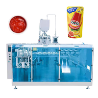 Machine d'emballage automatique multi-voies haute vitesse pour sachets préformés de sauce BBQ, pâte de chocolat, mayonnaise, banane et ketchup, fabriquée en Chine