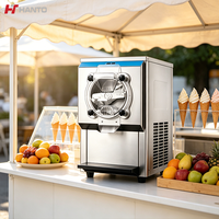 <strong>Best</strong> <strong>Selling</strong> Europe America Batch Freezer Hard Ice Gelato Machine Air Cooled No Drain For Western Shop Startup