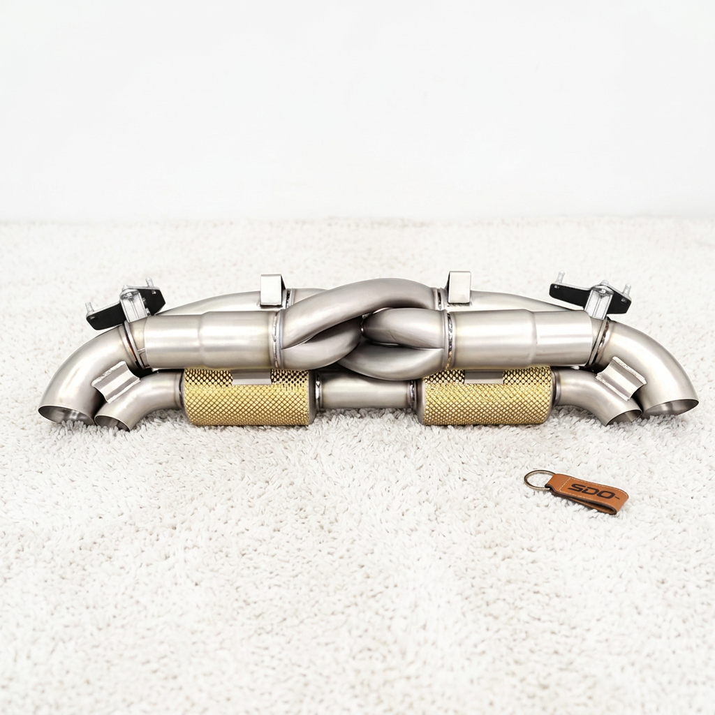 VantaFlow Racing Performance Exhaust Pipes for Porsche 911 992 Carrera 3.0T 2019-2026 Stainless Steel Catback with Z-Pipe