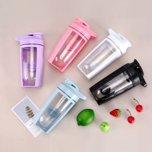 Factory Wholesale 500ml Shaker <b>Protein</b> Water <b>Bottle</b> Portable Gym Leakproof Eco-Friendly Food-grade Safe Outdoor Drink Cup - Product Image 2