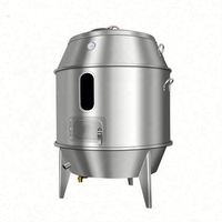 Four à barbecue entièrement automatique du Moyen-Orient à bas prix, four à canard rôti au charbon de bois 3000W 60dB pour restaurants commerciaux