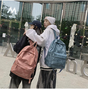 Mochila de cuero PU de gran venta, mochila informal impermeable para estudiantes, bolso de viaje personalizable - Product Image 5