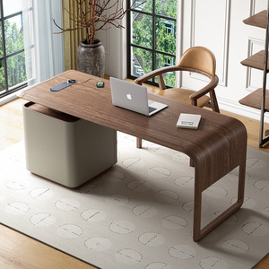 <span class=keywords><strong>Bureau</strong></span> de travail exécutif convertible <span class=keywords><strong>en</strong></span> bois de style moderne avec armoire intégrée, construction <span class=keywords><strong>en</strong></span> bois massif pour la maison, le <span class=keywords><strong>bureau</strong></span> ou la chambre à coucher - Product Image 4