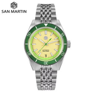 San Martin SN0116B 39,5mm Reloj DE BUCEO DE VERANO Moda <span class=keywords><strong>Fun</strong></span> Fruit Series Hombres Relojes deportivos NH35 Reloj mecánico automático 20 ATM - Product Image 1