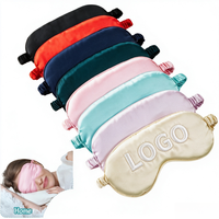 Masque de sommeil en soie double face personnalisé avec logo, 7,87 pouces, avec sangle élastique, pour dormir, voyager, la sieste, femmes, hommes, cadeaux