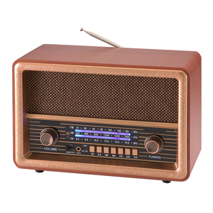 Radio Retro Vintage NS-8073BT <span class=keywords><strong>FM</strong></span> AM SW de <span class=keywords><strong>3</strong></span> Bandas, Radios Recargables con Reproductor de MP3 USB SD TF, Radio Multifunción de Madera - Product Image 4