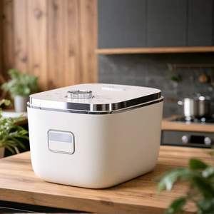 Olla Arrocera Inteligente con Calentamiento Electromagnético IH, Olla Interior de Cerámica Esmaltada de 3L, Forma de U Grande con Función de Conservación del Calor - Product Image 3