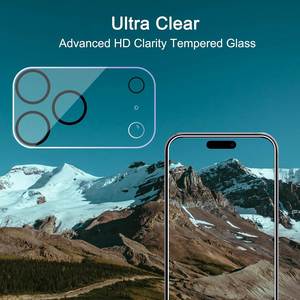 Protector de Lente de Cámara de Vidrio Templado 3D 9H Personalizado de Fábrica para 18 Pro Max, Cobertura Total, Anti-Golpes, Anti-Rayones - Product Image 4
