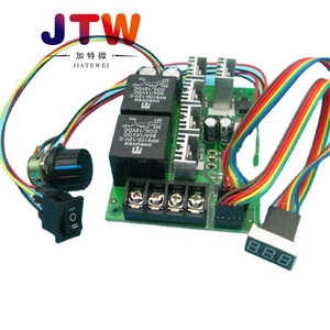 JTW Dc <b>Motor</b> Speed <b>Controller</b> 40A 12V 24V 36V With Digital Display For Bidirectional Rotation - Product Image 2