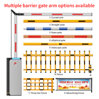 Bras de barrière de parking télescopique pliable droit XGY de 3m, 4m, 6m pour système de contrôle d'accès des véhicules