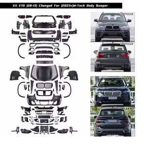 SJC автоматический полный комплект обвеса для BMW X5 E70 2008-2013 Обновление G05 X5 F95 X5M 2024 стиль <span class=keywords><strong>M</strong></span>-Tech Стиль Аксессуары для BMW обвес - Product Image 3