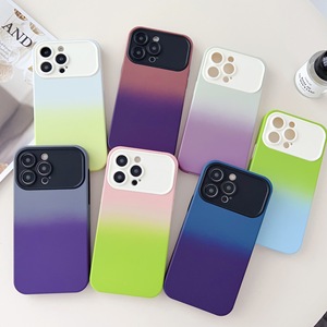 Funda para iPhone 15 con Vista Panorámica Degradada, Funda Protectora con Lente de Cobertura Total para iPhone 14, Funda Protectora con Sensación de Piel para iPhone 13 Pro Max - Product Image 1