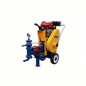 Nueva Maquinaria Móvil Pequeña para Construcción, Bomba de Lechada de Cemento con Motor de Gasolina, Tipo Pequeño - Product Image 6