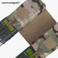 Emersongear 500D Cordura Nylon Tactical Molle Pouch Kantong Radio Komunikasi Ganda