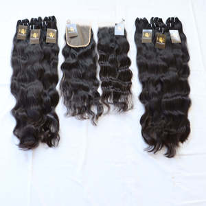 Cabello humano crudo sin procesar indio brasileño, rizo de onda profunda suelto, cutícula alineada, cabello trenzado crudo, proveedor de confianza para venta al por mayor - Product Image 2