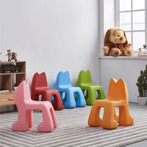 通过旋转模具，滚塑儿童椅，为儿童提供Oem塑料狐狸椅