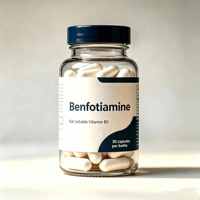 Suplemento Alimenticio OEM de Grado Alimentario, Benfotiamina 99% Vitamina B1 Soluble en Grasa en Polvo a Granel 22457-89-2, Cápsulas de Benfotiamina