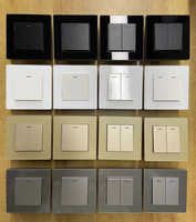 MVAVA Factory PC Key and Glass Panel Prise de courant certifiée de sécurité pour le chargement universel européen USB-C prise murale