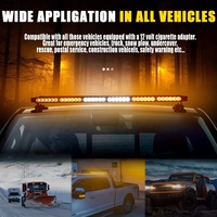 Lampu otomatis 12V 24 Volt Amber keselamatan darurat bergulir lampu LED ambulans