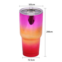 Gobelet de 20 oz 30 oz en acier inoxydable isolé sous vide Diy