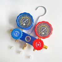 Jeu de manomètres professionnels pour réfrigérant AC, compatible avec R22, R134a, R410a, pour le refroidissement et le chauffage