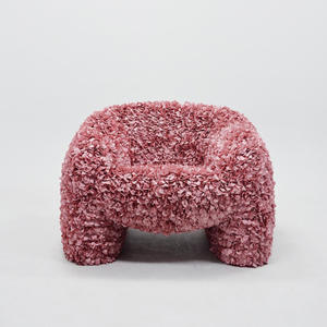 เก้าอี้ทรงกลีบดอกไฮเดรนเยีย ผ้าหุ้มสั่งทำพิเศษทันสมัย เก้าอี้นั่งเล่นปรับเอนได้ สำหรับห้องนอน ห้องนั่งเล่น โรงแรม ระเบียง เก้าอี้พักผ่อน - Product Image 4