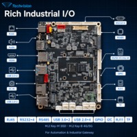 Ordinateur monocarte Techvision 3520R RK3572 Octa-core 4 TOPS NPU Edge AI Mini PC industriel avec décodage 8K, sans ventilateur, Linux embarqué