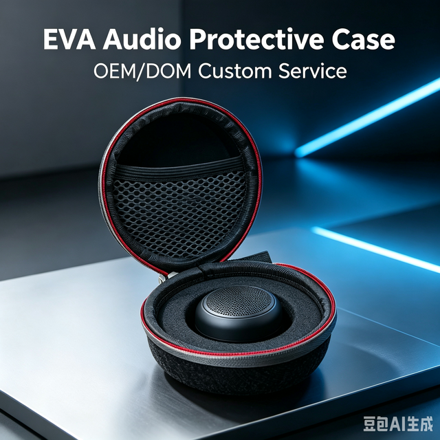 Small Soft Mesh EVA Audio Bag Outdoor Travel Portable Digital Audio Player Carrying Bag Audio Speakers Earphone Protective Box