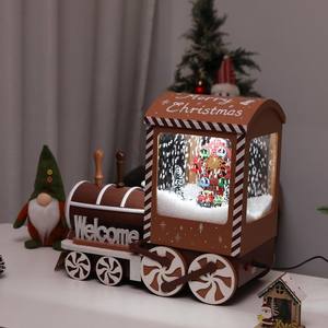 Mini train de Noël en plastique avec musique de <span class=keywords><strong>neige</strong></span> pour décorations de festival - Product Image 5