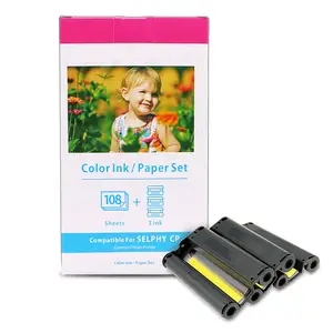 Papier Selphy compatible kp108in KP 108 Cp800 Cp900 Cp910 Cp1000 Cp1100 Cp1200 Cp1300 KP 108in