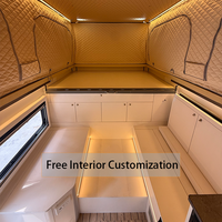 Camper pliable de haute qualité avec toit relevable pour Toyota Tundra, idéal pour le camping en camionnette