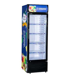 <span class=keywords><strong>400L</strong></span> Commercial Upright Boissons Vitrine Congélateur Porte en verre Présentoir à boissons Réfrigérateur Supermarché Réfrigérateur Vertical Bière - Product Image 1