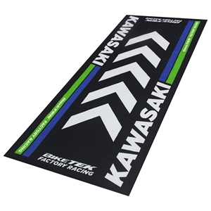 Karpet sepeda unik bahan nilon tikar garasi untuk sepeda sepeda motor parkir rumbai Jacquard pola baru dikepang - Product Image 3