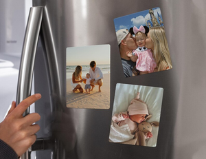 Aimants de réfrigérateur personnalisés avec photo, aimants commémoratifs avec image de famille, décoration personnalisée pour la maison, cadeaux promotionnels avec logo d'entreprise - Product Image 6