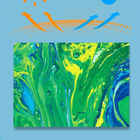 Peinture d'art fluide acrylique professionnelle de 60ml pour la peinture de bricolage des étudiants sur du papier de toile de verre