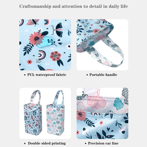 Bolsa de Almacenamiento de Poliéster Impresa Tridimensional de Doble Cara AIO, Impermeable, para Pañales de Tela, Secos y Húmedos - Product Image 4