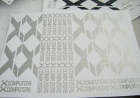 Etiqueta Adhesiva de Aluminio y Níquel Personalizada, Insignia para Computadora con Relieve, Impresión en Serigrafía y Placa con Nombre Estampada