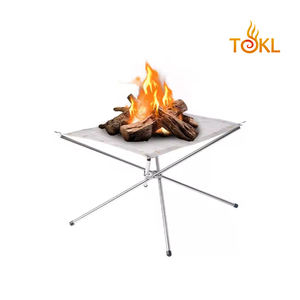 Plier le camping d'urgence en plein air feu de joie <span class=keywords><strong>cheminée</strong></span> poêle ss foyer légèrement pliant - Product Image 1