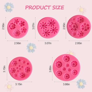 Kitchen <b>Baking</b> Tools Flowers Fondant Cake Decorating Tools Molde De <b>Silicone</b> - Product Image 6