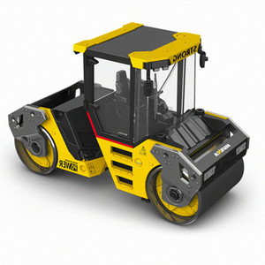 Huina 1724 1:50 escala coche juguetes <span class=keywords><strong>asfalto</strong></span> ingeniería vehículo camión modelo Aleación de Zinc Diecasting Mini Metal Diecast Road Roller 1/50 - Product Image 6