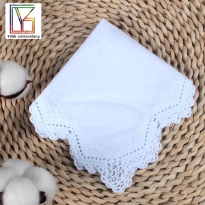 Pañuelo blanco <span class=keywords><strong>de</strong></span> algodón 100% para mujer, regalo <span class=keywords><strong>de</strong></span> boda, <span class=keywords><strong>pañuelos</strong></span> <span class=keywords><strong>de</strong></span> <span class=keywords><strong>ganchillo</strong></span>, <span class=keywords><strong>pañuelos</strong></span> <span class=keywords><strong>de</strong></span> encaje <span class=keywords><strong>de</strong></span> algodón Premium blanco - Product Image 3