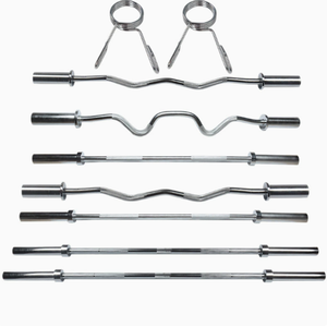 Barra de Pesas de Hierro de 120 cm, 4-20 kg, Resistente y Antideslizante, Suministro Directo de Fábrica para Entrenamiento de Fuerza en Gimnasios Comerciales - Product Image 3