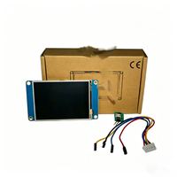 Module d'écran tactile industriel rectangulaire de 2,4 pouces avec carte de commande et interface de contrôle externe pour équipement d'automatisation